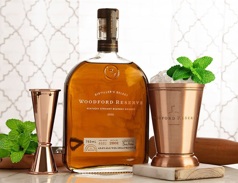 Woodford Reserve and Mint Julep cocktail